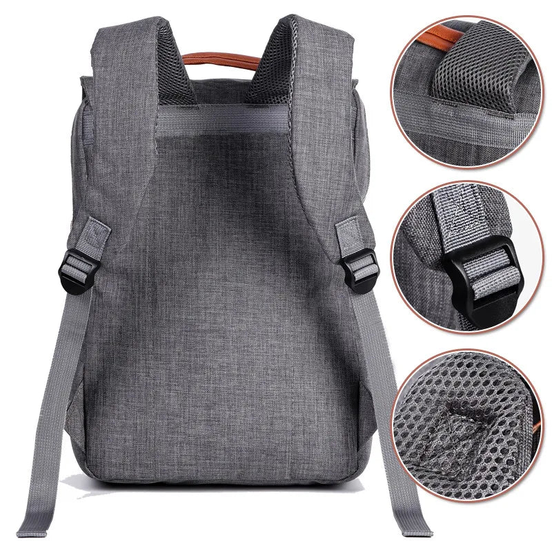 2023 Vintage Canvas Large Capacity Laptop Backpack