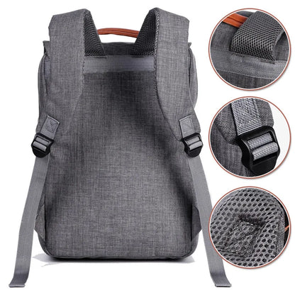 2023 Vintage Canvas Large Capacity Laptop Backpack