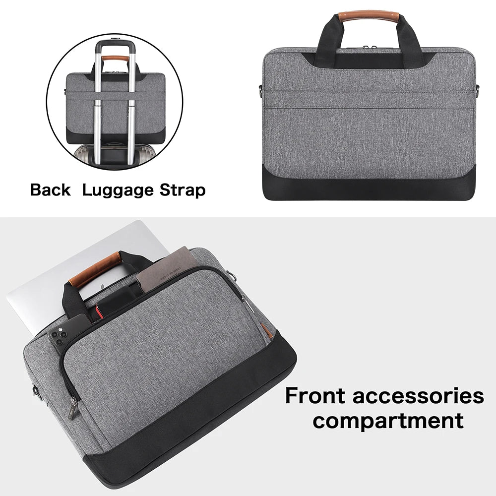 Domiso Water-Resistant Laptop Sleeve with Shoulder Strap