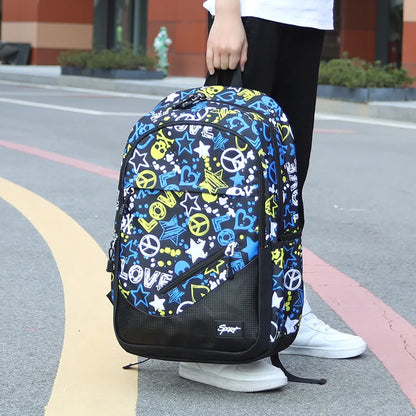 New Camouflage Printing School Backpack For Teenagers Large-capacity Orthopedic Schoolbag Boys Girls Laptop Bag Knapsack Satchel