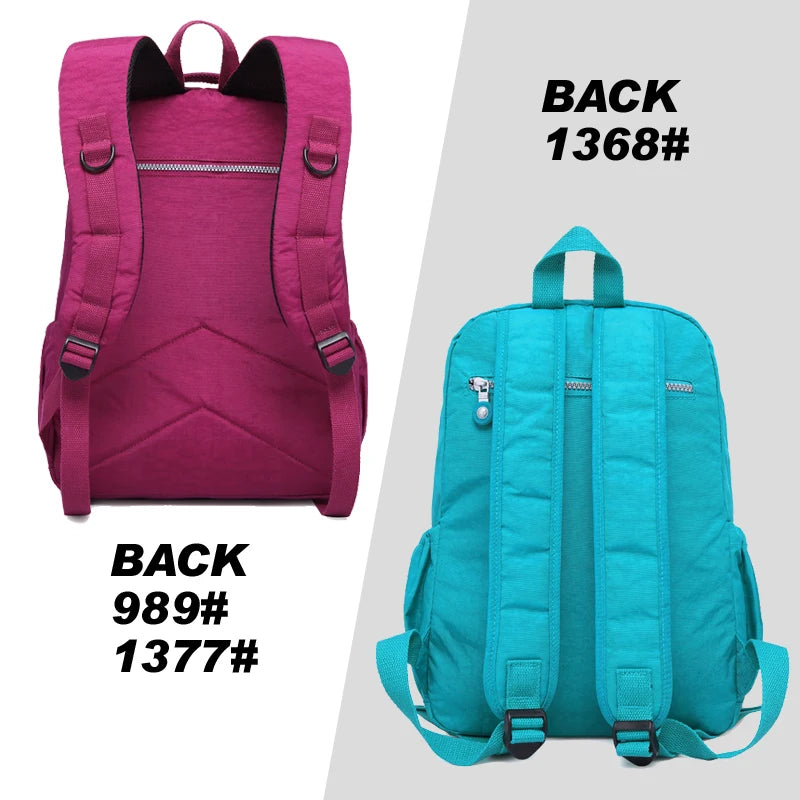 Nylon Fashion Women's School Backpack