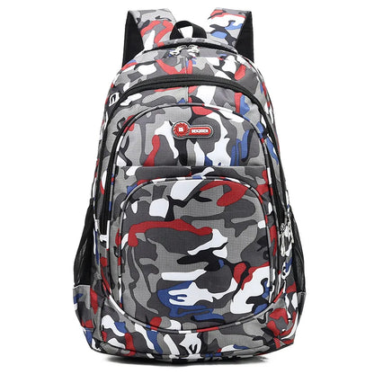 Camouflage Military School Backpack