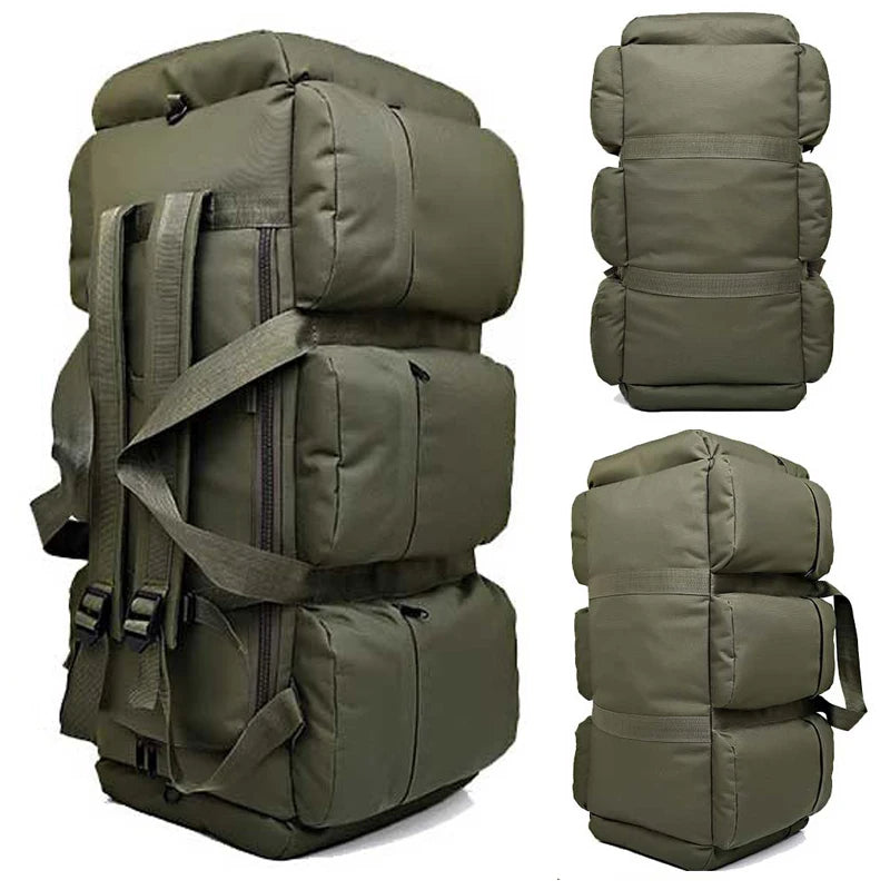 Hot Top Quality 90L Large Capacity Outdoor Military Travel Bags Oxford/Canvas Backpack Camouflage Duffel Bag Waterproof Backpack