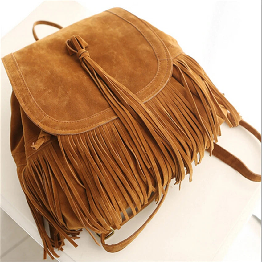 Didabear 2021 New Fashion Women’s Tassel Backpack