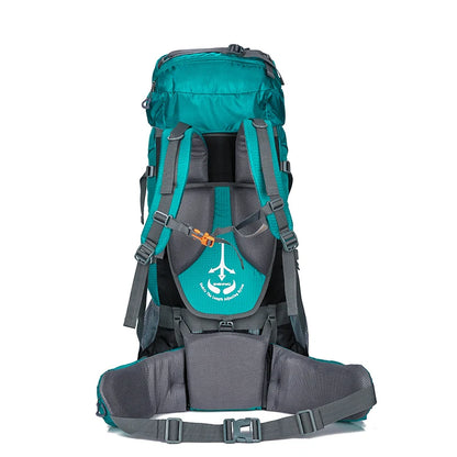 80L Nylon Light Weight Camping/Hiking Backpack With Aluminum Alloy Support