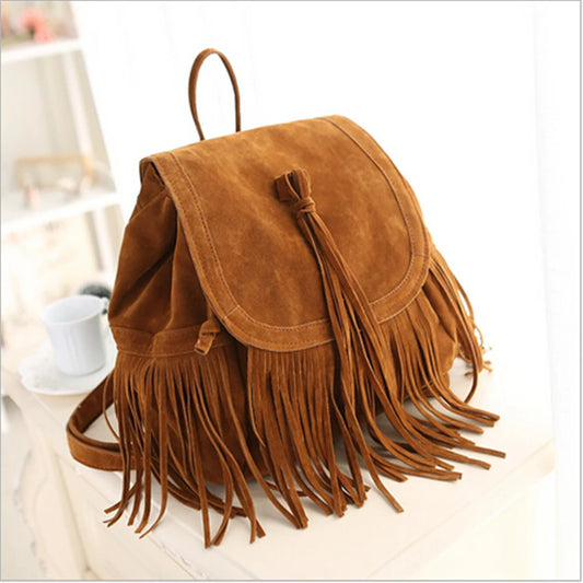 Didabear 2021 New Fashion Women’s Tassel Backpack