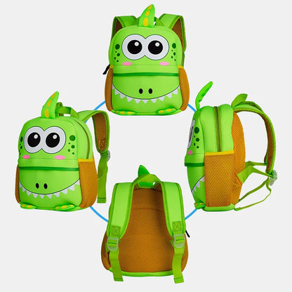 Cute Kids Toddler School Bags – 3D Cartoon Dinosaur Backpack