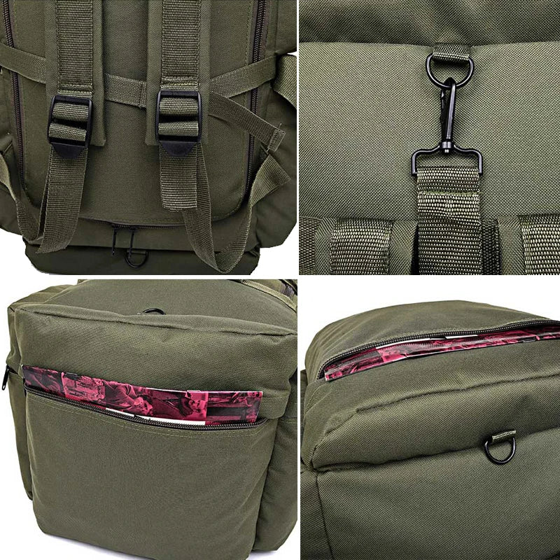 Hot Top Quality 90L Large Capacity Outdoor Military Travel Bags Oxford/Canvas Backpack Camouflage Duffel Bag Waterproof Backpack