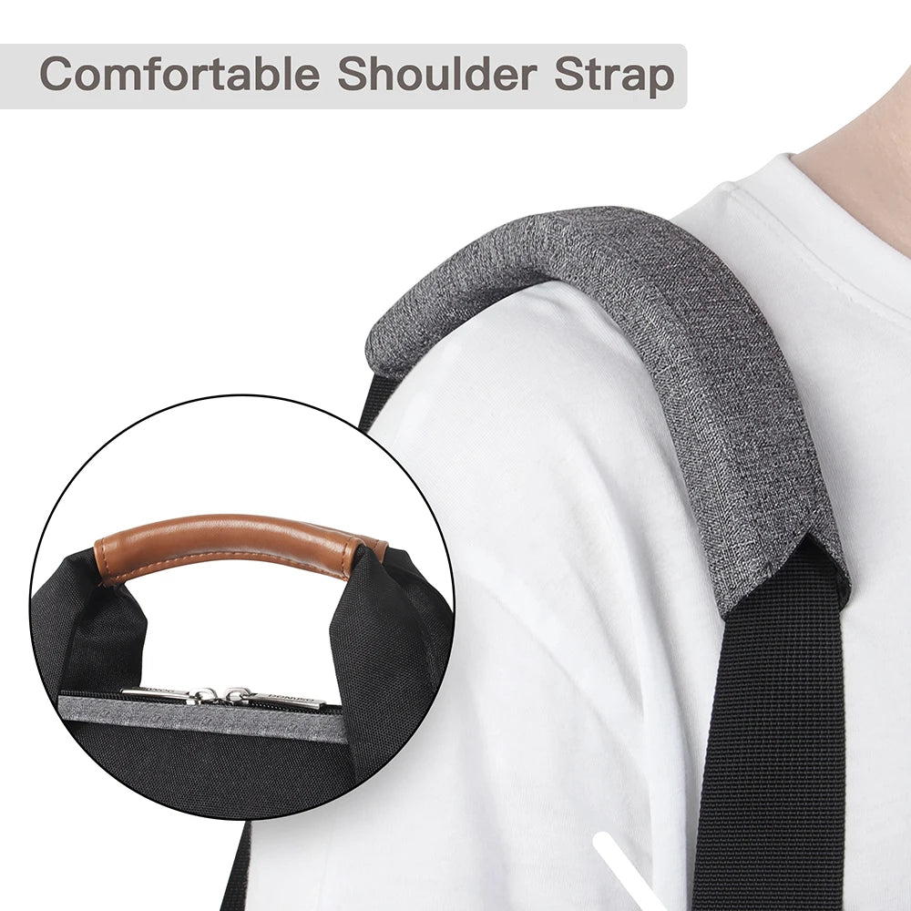 Domiso Water-Resistant Laptop Sleeve with Shoulder Strap