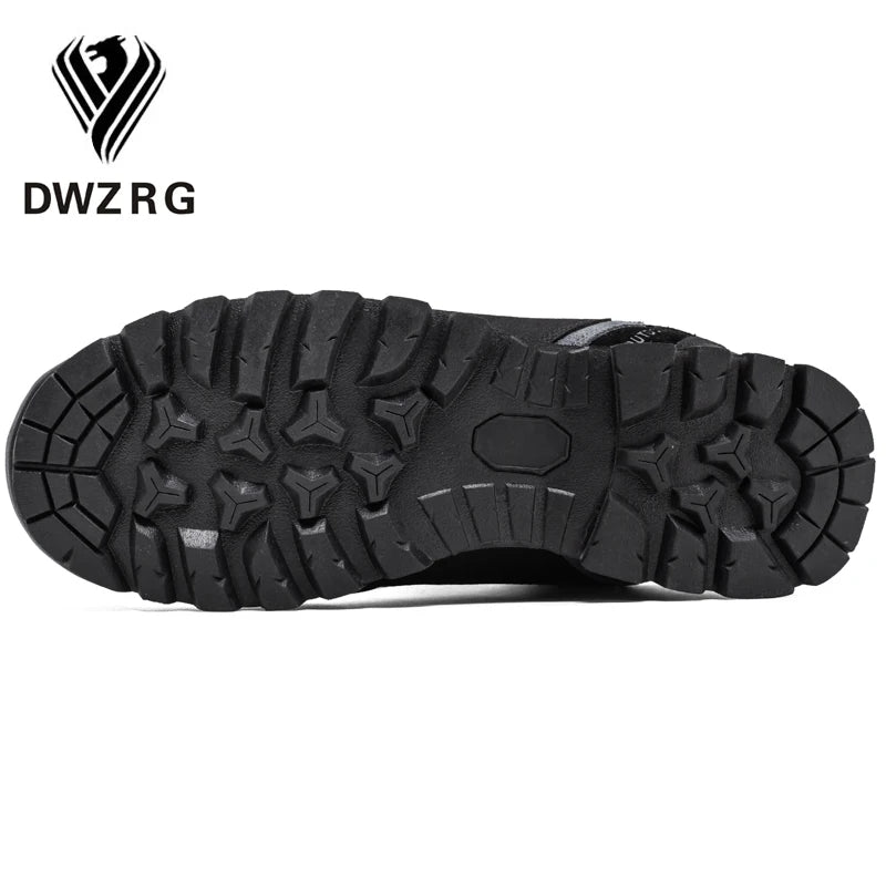 DWZRG Men's Outdoor Waterproof Hiking & Climbing Shoes