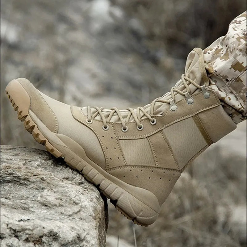 Unisex Lightweight Tactical Army Combat Boots Climbing Training Waterproof