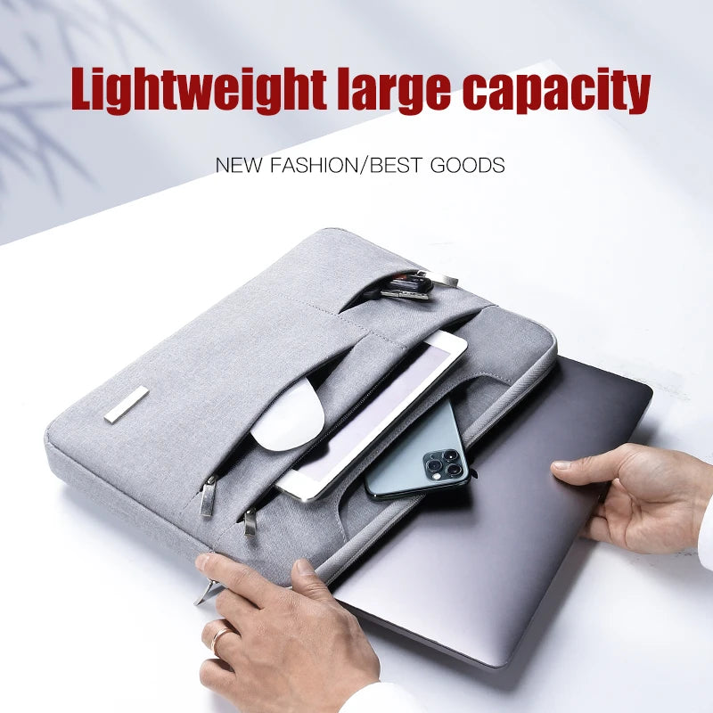 Laptop Bag 13.3 15.6 14 INCH Waterproof Notebook Case Sleeve For Macbook Air Pro 13 15 Computer Shoulder Handbag Briefcase Bag