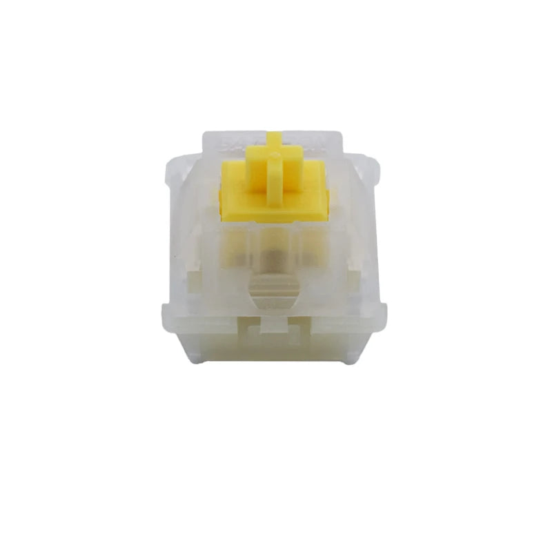 Gateron Milky yellow switch 5pin mechanical keyboard accessories game switch Linear feel 50gf