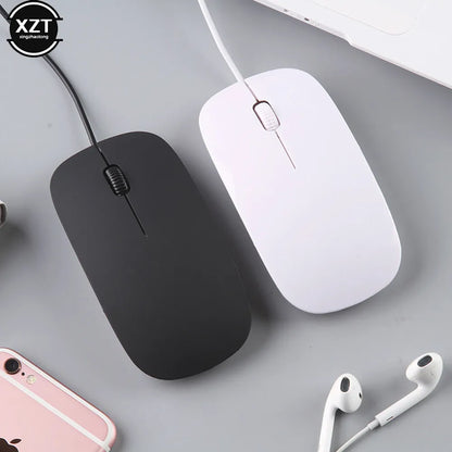 Neutral Wired Mouse 2.4Ghz with USB Cable Ergonomic Ultrathin Mice For PC Laptop Business Computer Office Mouse 1.2m