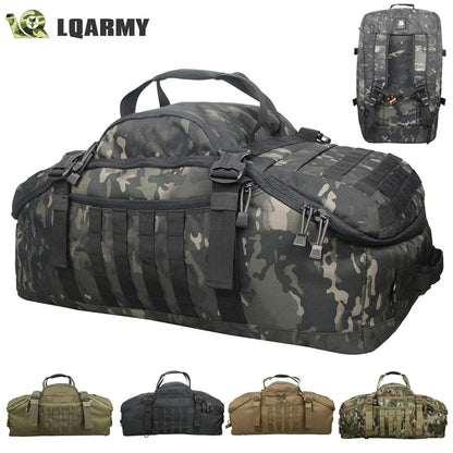 LQARMY 40L 60L 80L Men Army Sport Gym Bag Military Tactical Waterproof Backpack Molle Camping Backpacks Sports Travel Bags