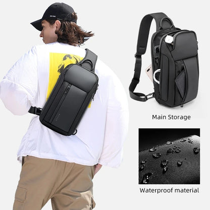 Bange New Oxford Trendy Waterproof Chest Bag