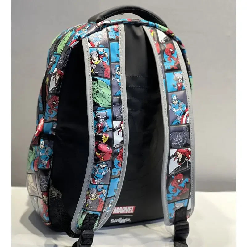 MINISO Disney School Bag Superhero Boys Backpack Iron Man Spiderman Student 6-12 Years Old Backpack