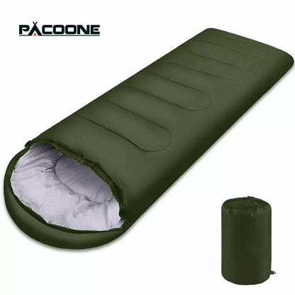 PACOONE Lightweight Cotton 4 Season Camping Sleeping Bag