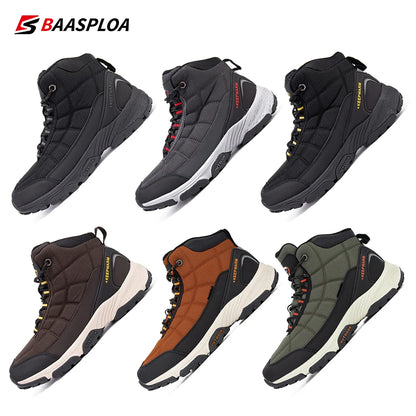 Baasploa Men's Outdoor Waterproof Hiking & Climbing Boots