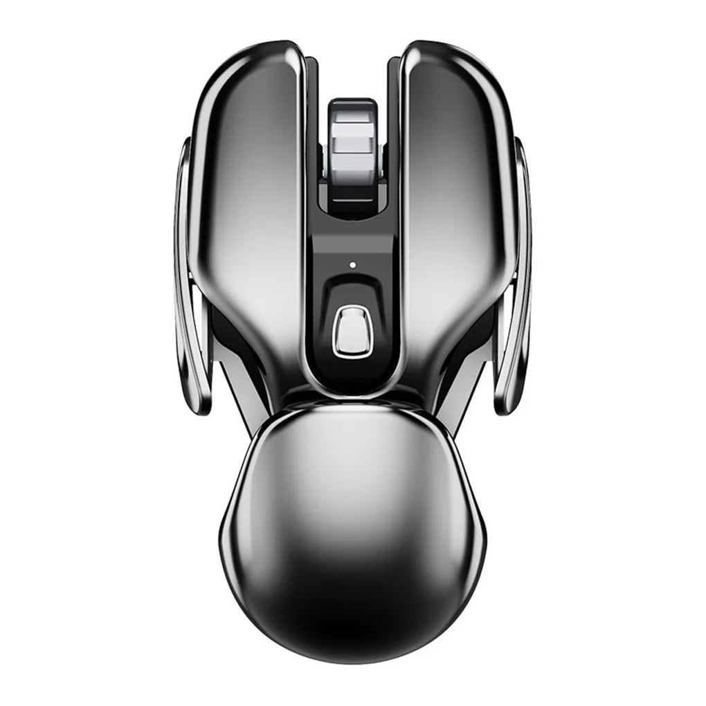 PX2 Metal 2 4G Rechargeable Wireless Mute 1600DPI Mouse 6 Buttons for PC Laptop Computer Gaming Office Home Waterproof Mouse