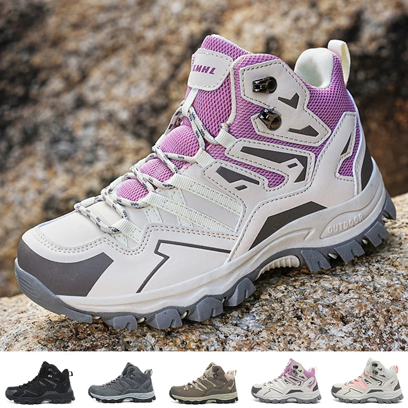 Unisex Hiking Boots Trekking Shoes Outdoor Climbing Shoes Men High Quality Hiking Shoes Women Breathable Trekking Sneakers