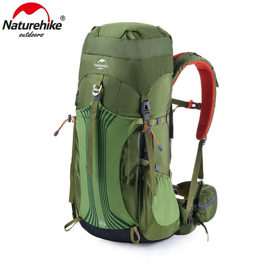 Naturehike Backpack 55L 65L Mens Backpack Professional Hiking Bag Suspension System