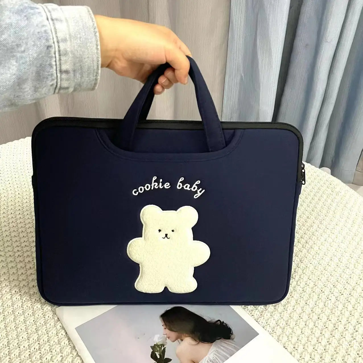 Cute Bear Computer Handbag