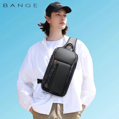 Bange New Oxford Trendy Waterproof Chest Bag