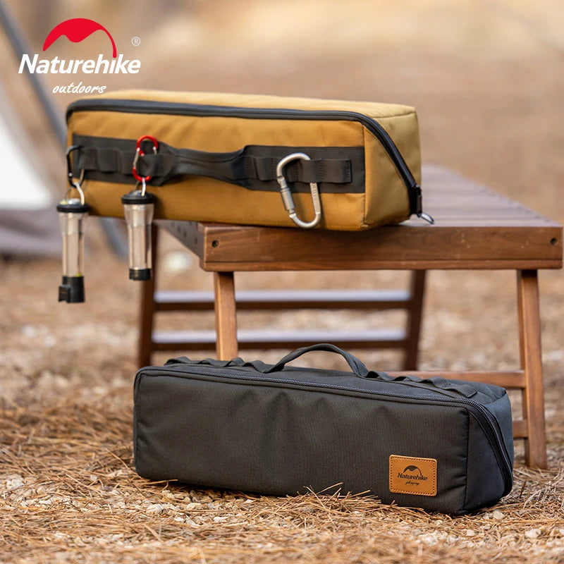 Naturehike Camping Storage Bag Multifunctional Outdoor Tool Storage Bag Collapsible Storage Box Hikng Travel Lamp Bag Meal Bag