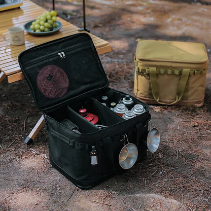 Newest Outdoor Camping Storage Bag Camping Hiking Meal Bag Large Storage Lamp Tableware Bag Camping Tool Picnic Camp Travel Bag