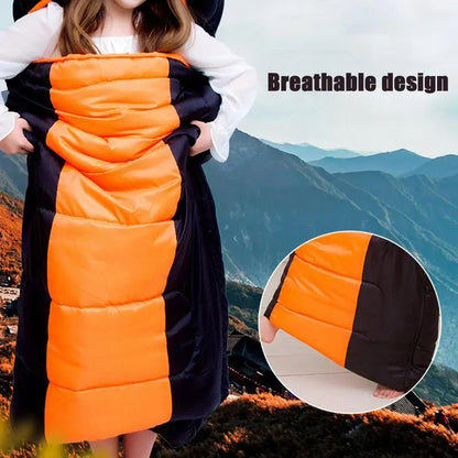 USB Heated Sleeping Bag With Compression Bag