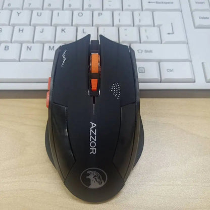 2400DPI Gaming Wireless Slient Button Computer Mouse With Built-in Lithium Battery 2.4G