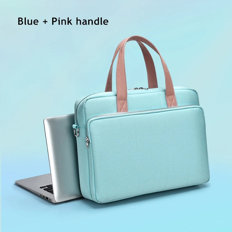 Shockproof Messenger Laptop Bag 14,15.6 Inch,Handbag Briefcase Man Lady Shoulder Case For Macbook Notebook Computer PC,DropShip