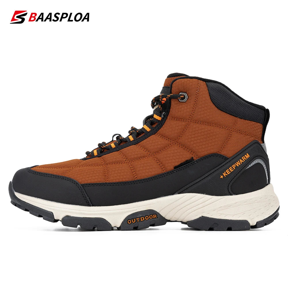 Baasploa Men's Outdoor Waterproof Hiking & Climbing Boots