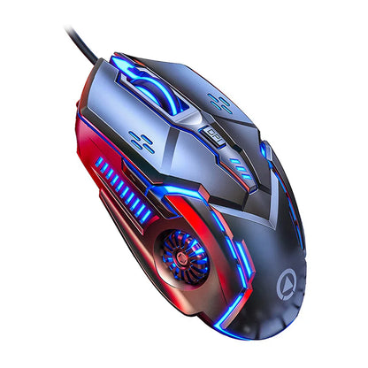 Ergonomic Wired Gaming Mouse RGB - 6 Button, 3200 DPI