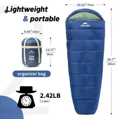 Naturehike MJ300 Waterproof Sleeping Bag Ultralight Cotton